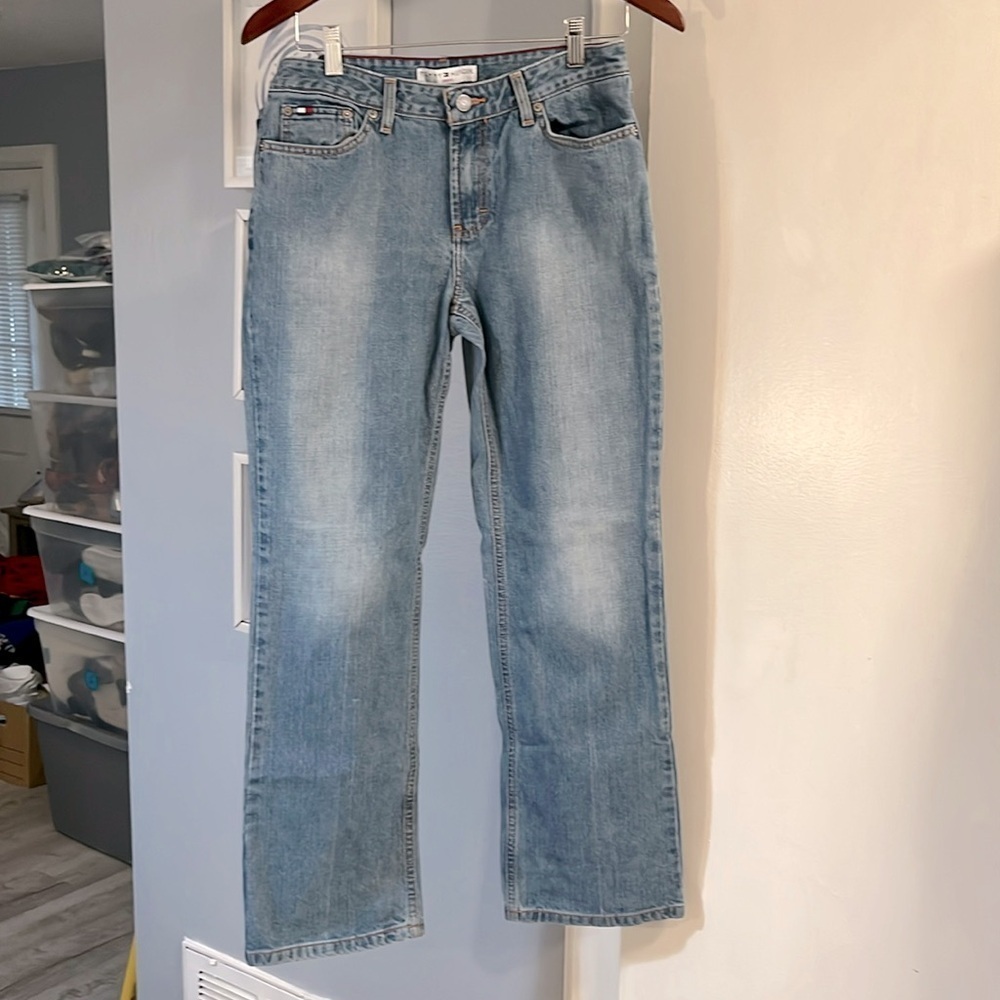 Tommy Hilfiger Women’s Bootcut Light Wash Blue Denim Jeans Size 8